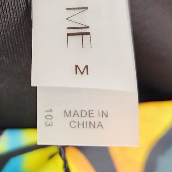 Tempt Me Womens Tropical Print Bikini Bottom Size Medium - Picture 2 of 3